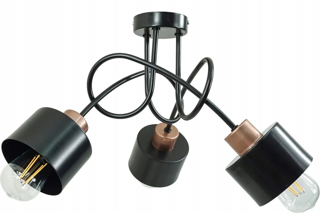 Mennyezeti Lámpa Függő CSillár Loft Fém Bögre 3