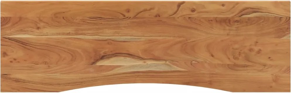 vidaXL tömör akácfa téglalap alakú asztallap 140 x 50 x 2,5 cm