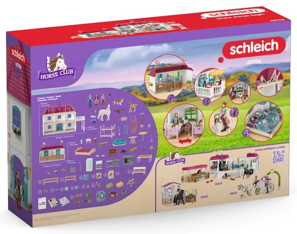 Schleich 42706 Tájház és istálló a tónál