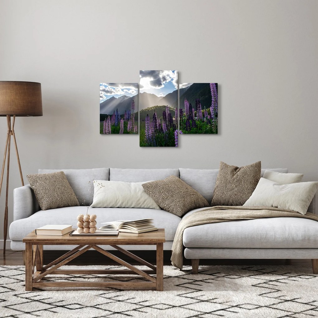 Kép - Csillagfürt táj (90x60 cm)
