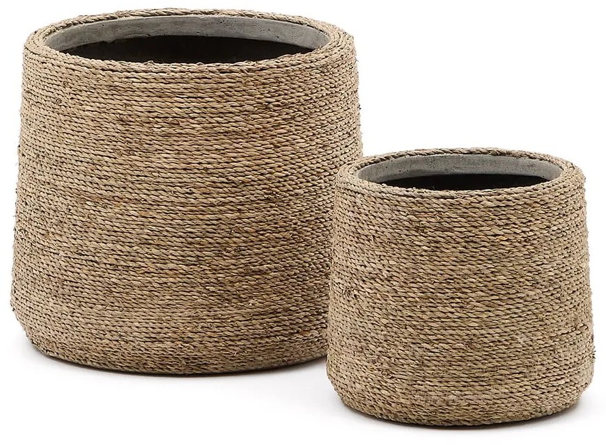 Cement kaspó szett 2 db-os ø 35 cm Sigal – Kave Home