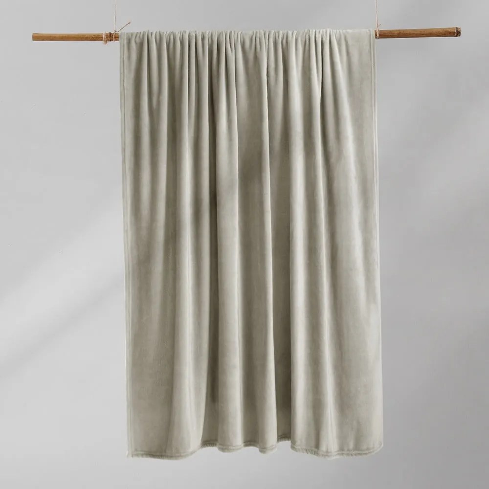 Bézs mikroplüss takaró 150x200 cm Mic – Restilo