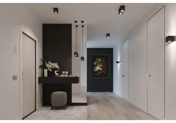 Brilagi -  LED Fali lámpa MURO 1xG9/4W/230V fekete