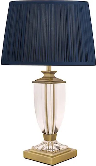 LAURA ASHLEY 3688771-Q CARSON Kristály Asztali lámpa Antik sárgaréz, Fehér B22 IP20