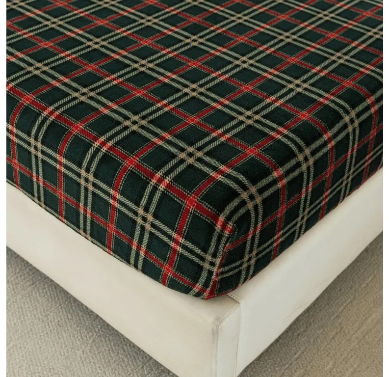 Mikroplüss lepedő GLENMOORE 90x200 cm zöld