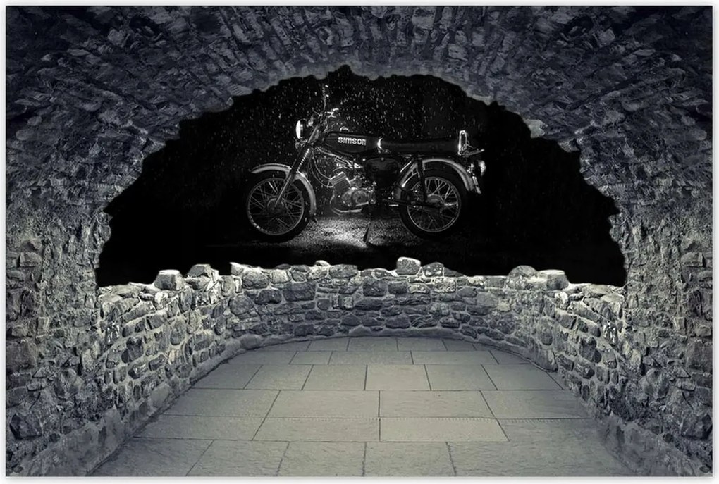 Poszter 60x40 Simson S51 Négysebességes Simson négyszögletes