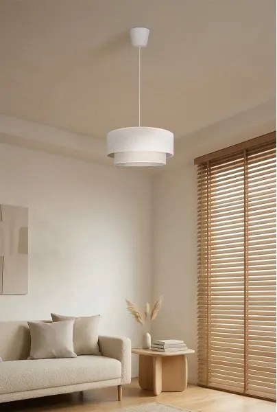 Brilagi - LED kábeles függőlámpa BOHO ECO 1xE27/10W/230V átmérő 40 cm krémszínű