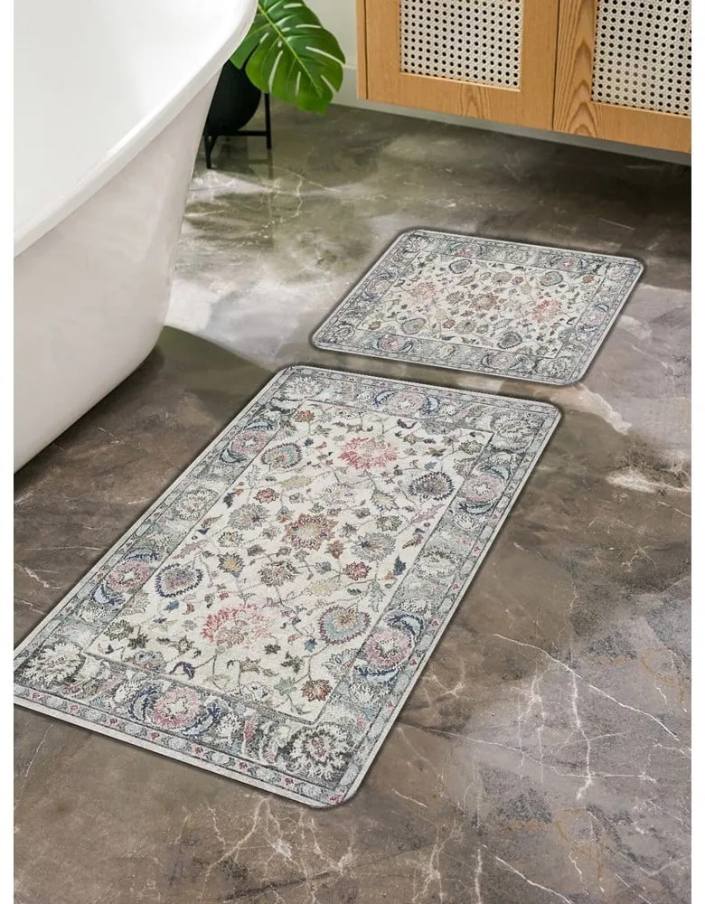 Szürke fürdőszobai kilépő szett 2 db-os 60x100 cm – Mila Home