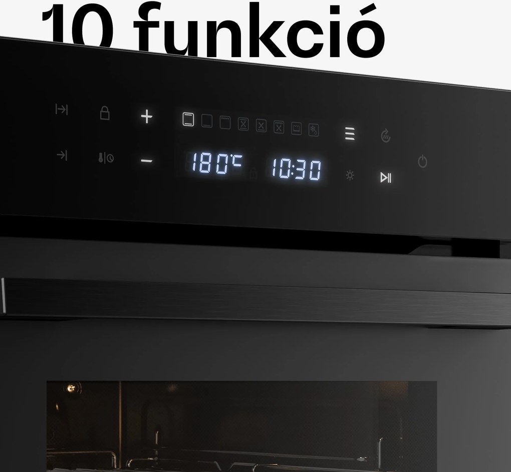 Klarstein Velaire beépíthető sütő | 49 l | Energiahatékonysági osztály A | 2350 W | Fekete | 45 cm