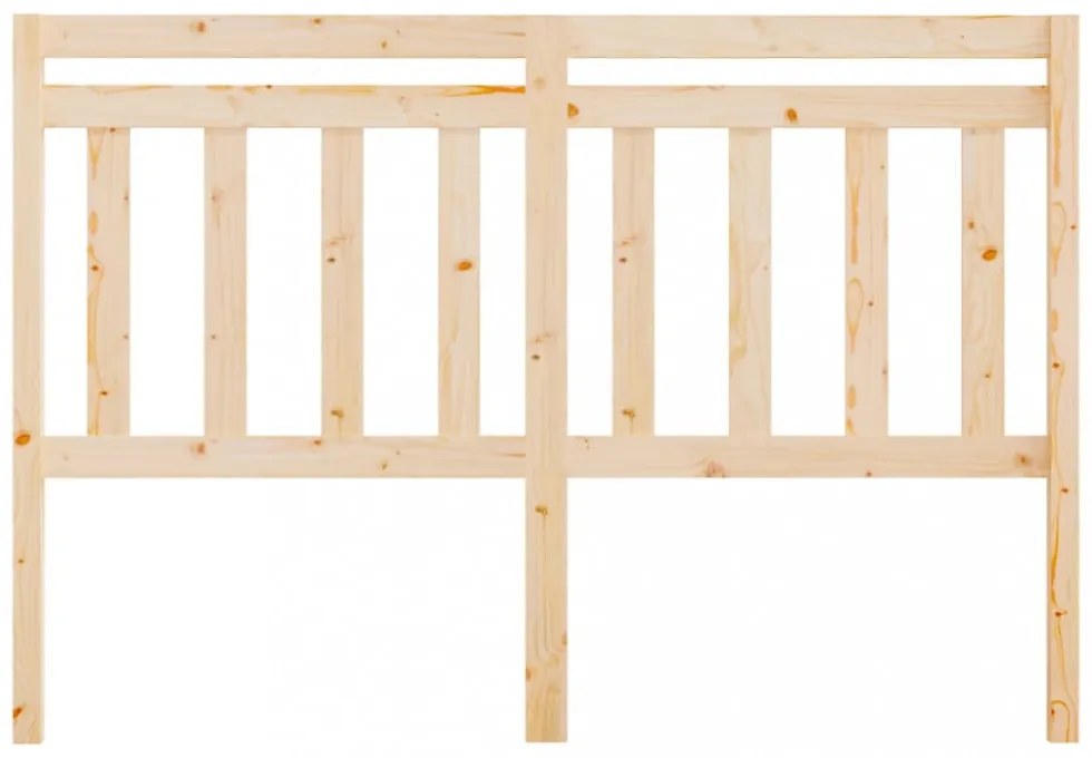 tömör fenyőfa ágy fejtámla 146 x 4 x 100 cm