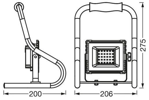 Ledvance - R-STAND LED reflektor 10W 5V 2200 mAh IP44