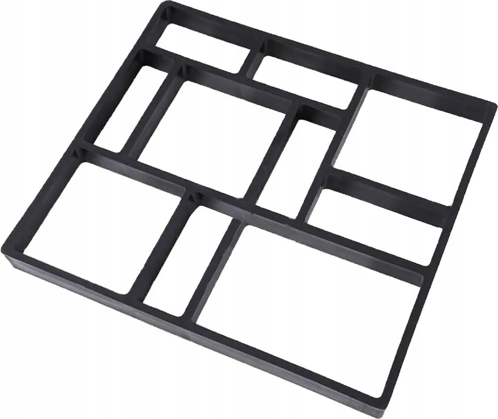 Kerti térkő öntőforma 40x40x4cm