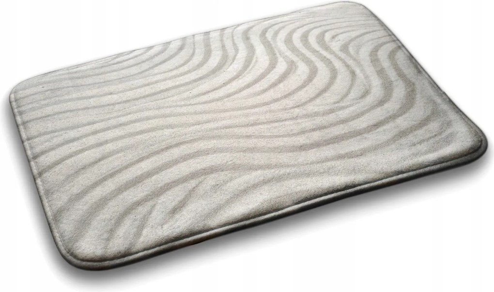 Modern divatos fürdőszoba szőnyeg Homok 90x60