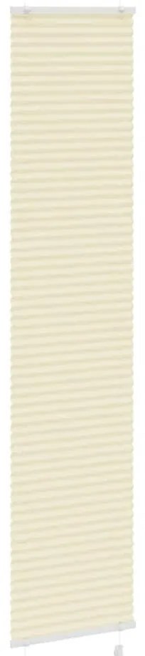 pliszírozott redőny krém 40x200 cm szövetszélesség 39,4 cm