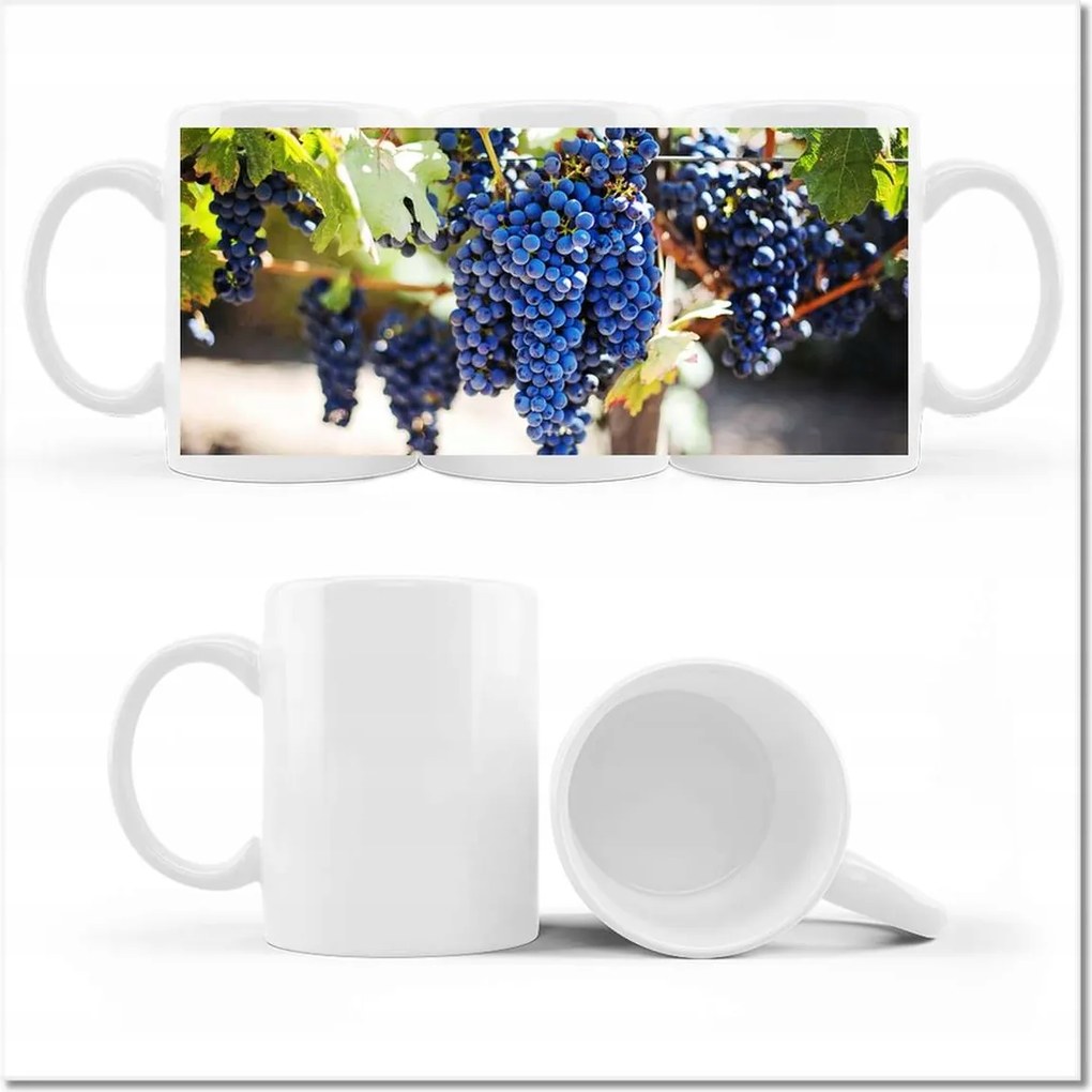 Nyomott mintás bögre Bor Szőlő Pincészet