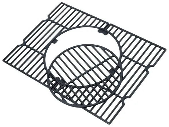 Faszenes grillsütő fekete