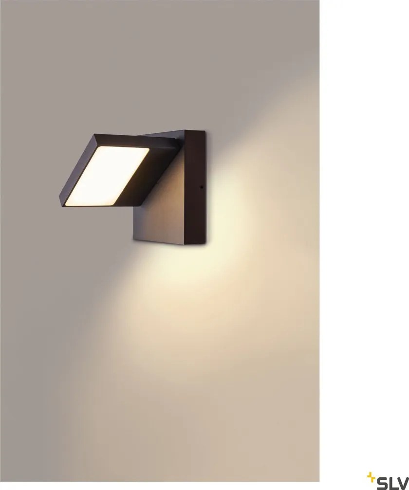 SLV 1002989 ABRIDOR Modern Kültéri Fali Lámpa Antracit LED IP55