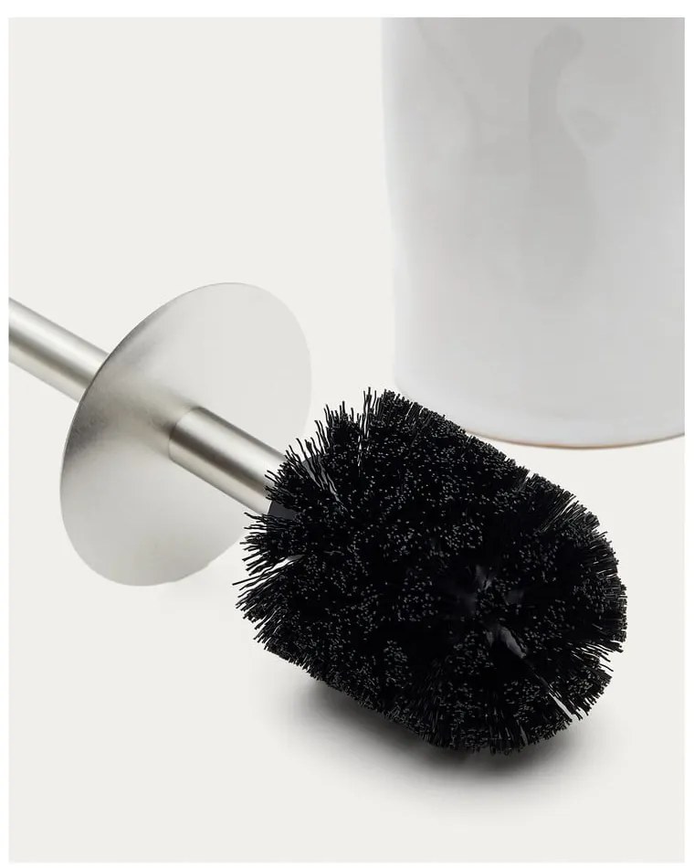 Krémszínű kerámia WC-kefe Savel – Kave Home