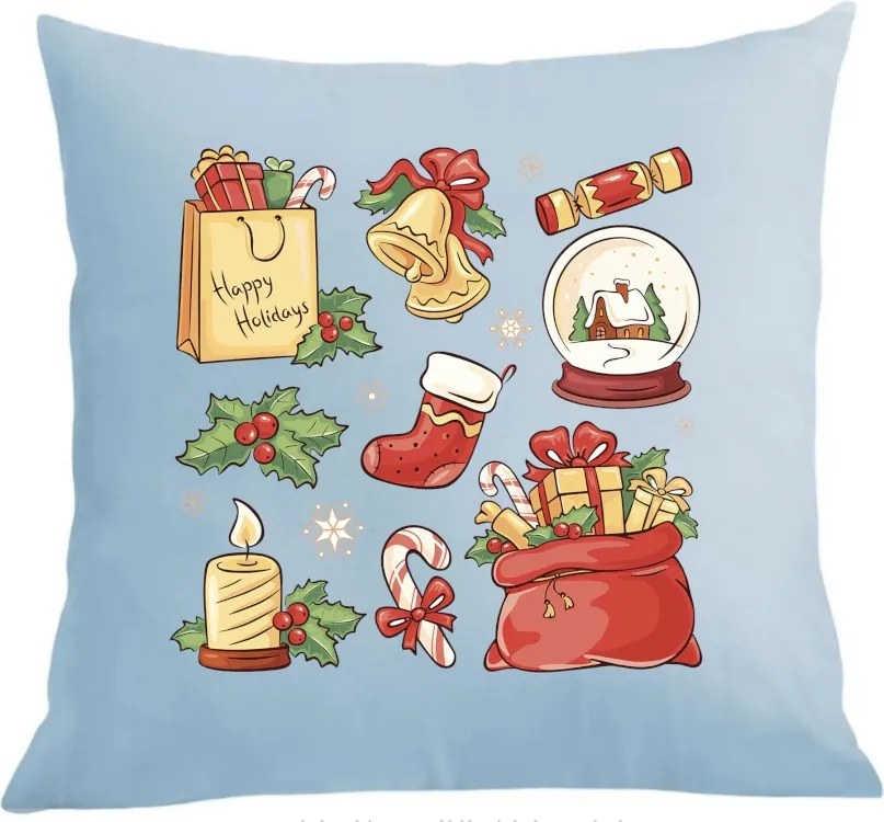 Párna+párnahuzat Karácsony Karácsonyi ajándék