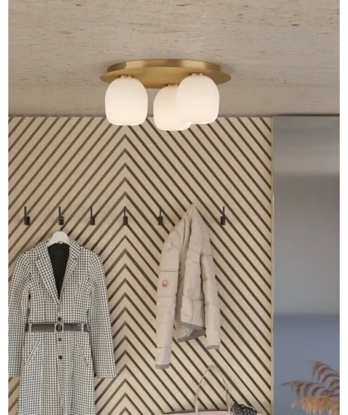 Eglo 900304 - Mennyezeti lámpa MANZANARES 3xE27/40W/230V