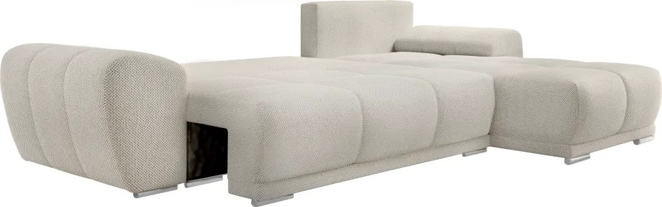 Univerzális ülőgarnitúra, krémszínű, KERIM ROH