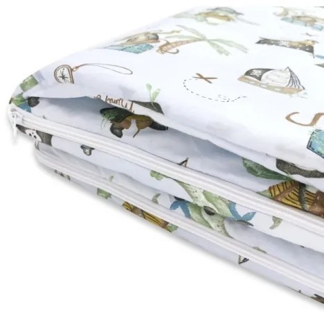 COSING - Utazó hálózsák kis párnával, kalózmintás