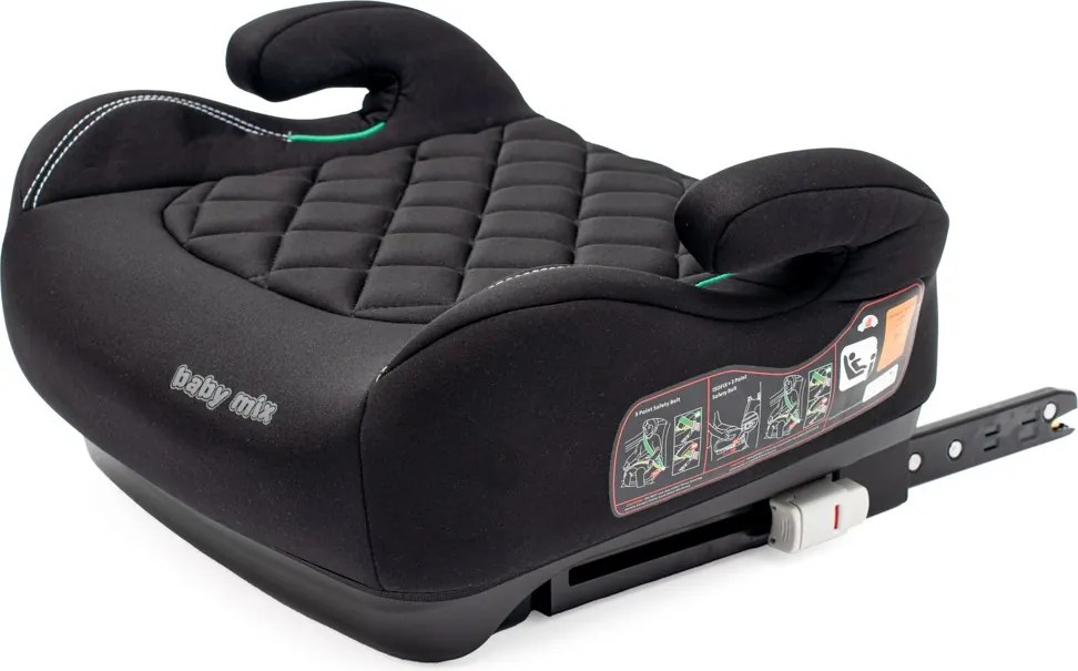 Autós ülésmagasító BABY MIX HERO Plus ISOFIX I-SIZE 2026 black