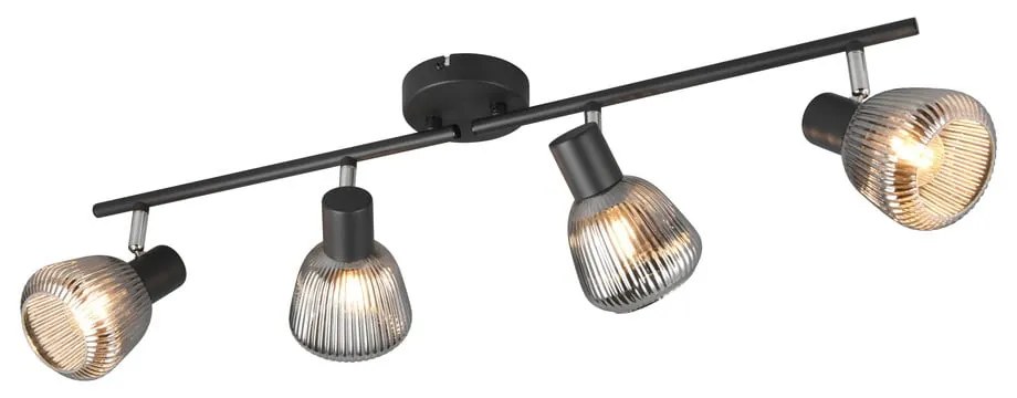 Fekete spotlámpa ø 10 cm Tarifa – Trio