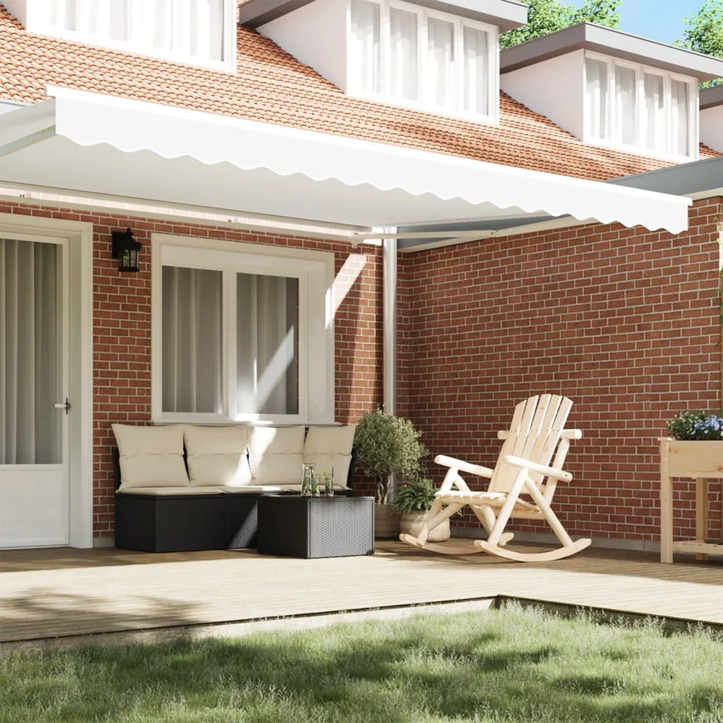 Napellenző Valance 4.5 m Kerethez Fehér 4.3x0.2 m