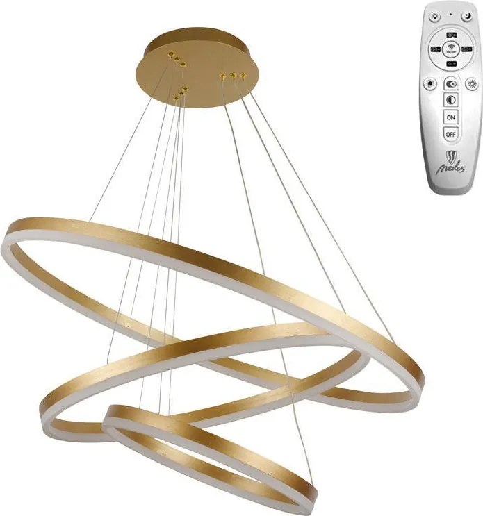 NEDES J4313-G Modern Led Függesztett Lámpa IP20