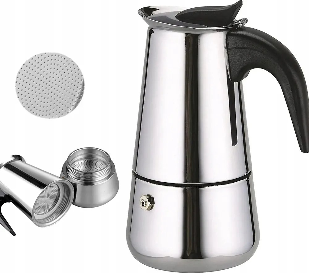 Kávéfőző Acél 300 ML 6 Csésze