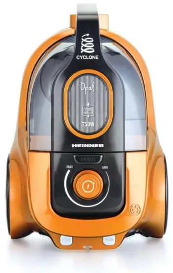 Heinner HVC-V750OR - Porzsák nélküli porszívó 750W/230V narancssárga