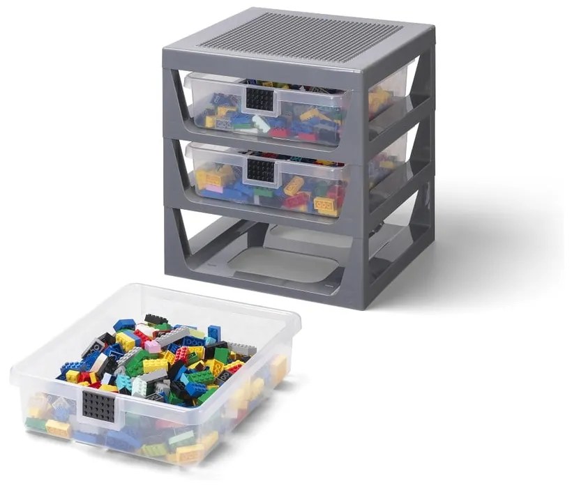Storage szürke rendszerező 3 fiókkal - LEGO®