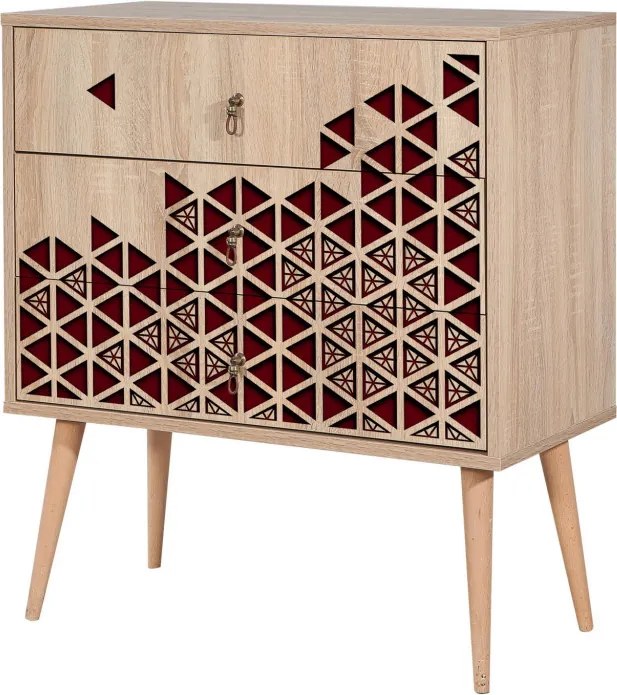 Trio komód, 80 cm – TR869VEL3430