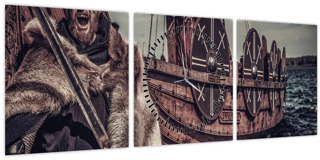 Kép - Viking (órával) (90x30 cm)
