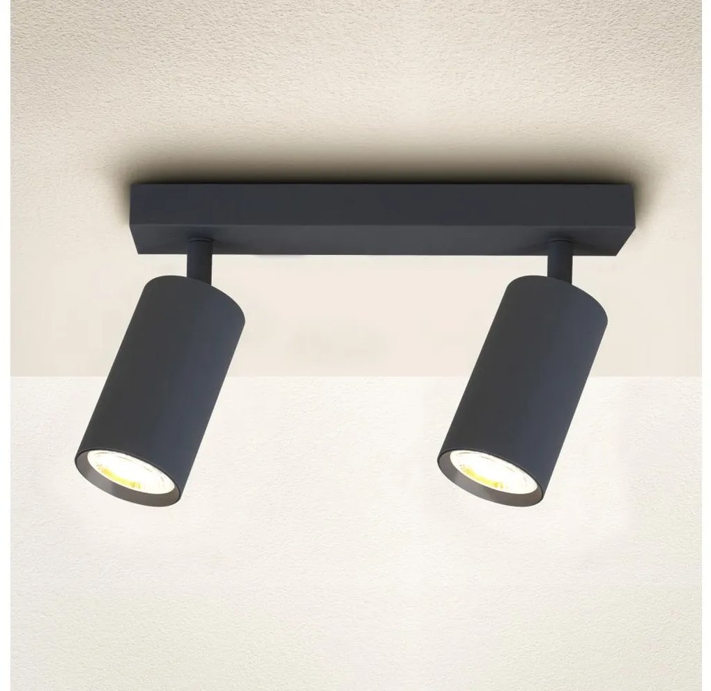 Brilagi - spotlámpa SELE 2xGU10/30W/230V antracit