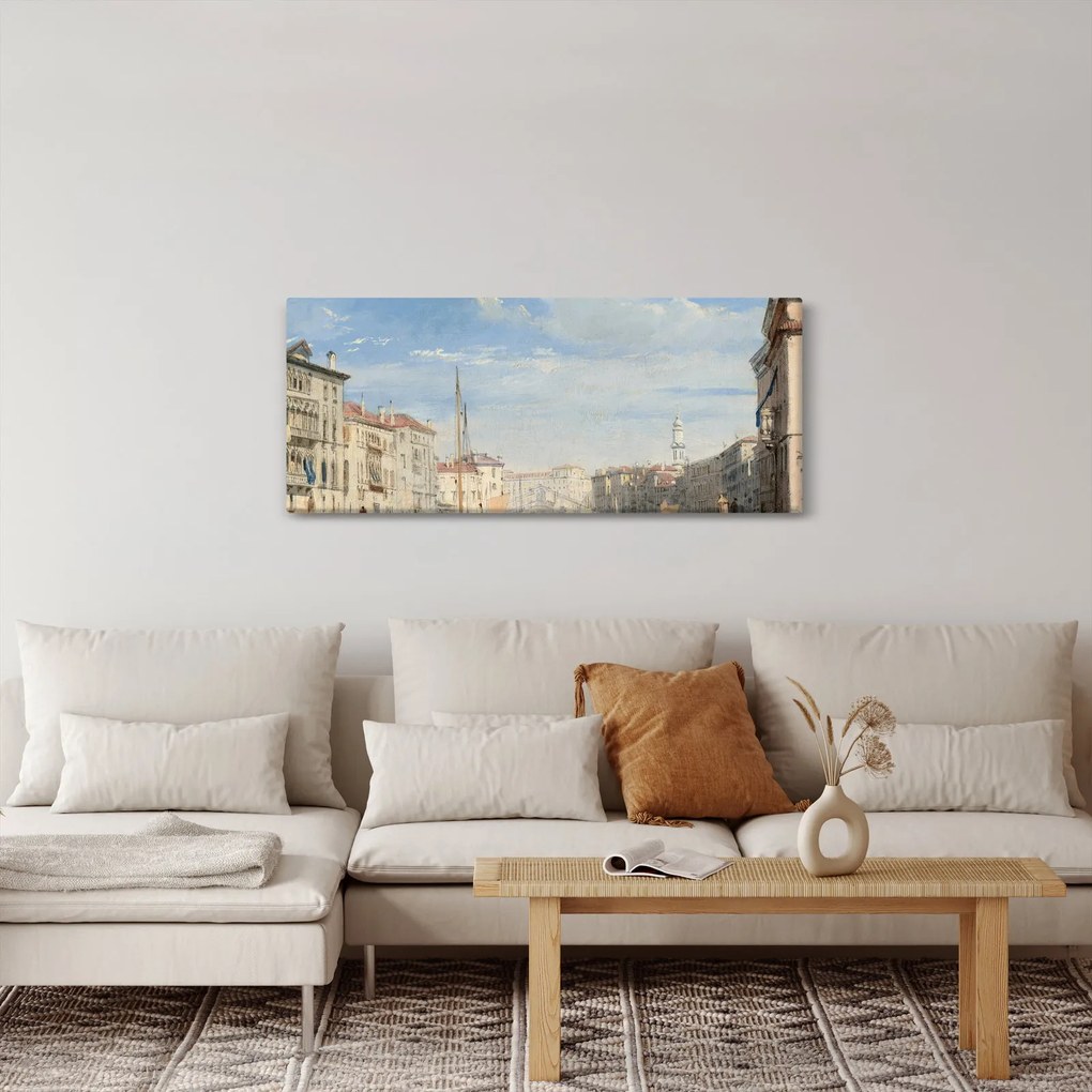 Kép - Richard Parkes Bonington, The Grand Canal, reprodukciók (120x50 cm)