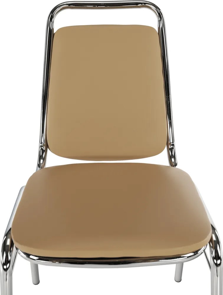 Szék tárgyalóterembe, barna textilbőr, ZEKI