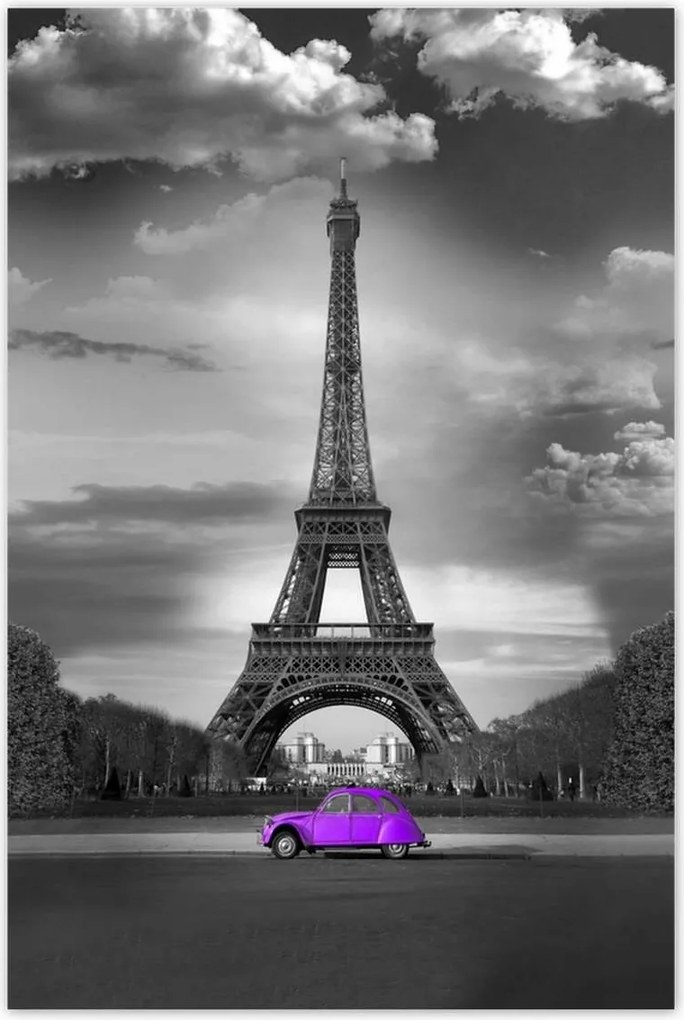 Poszterek 80x120 Eiffel-torony Franciaország