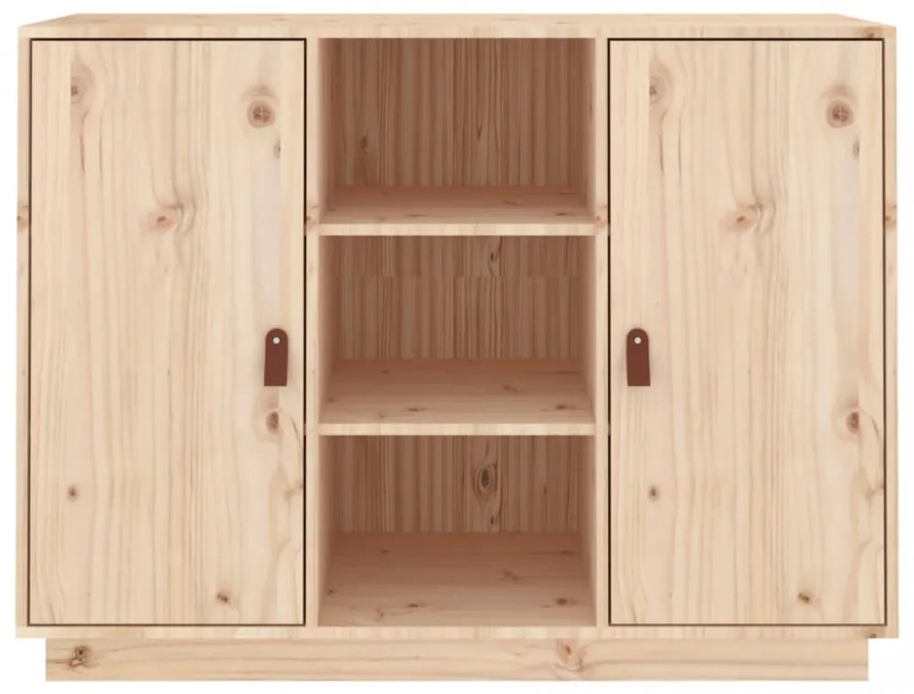 tömör fenyőfa tálalószekrény 100 x 40 x 75 cm