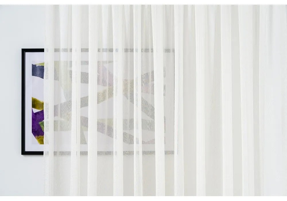 Krémszínű átlátszó függöny 140x245 cm Vicenza – Mendola Fabrics