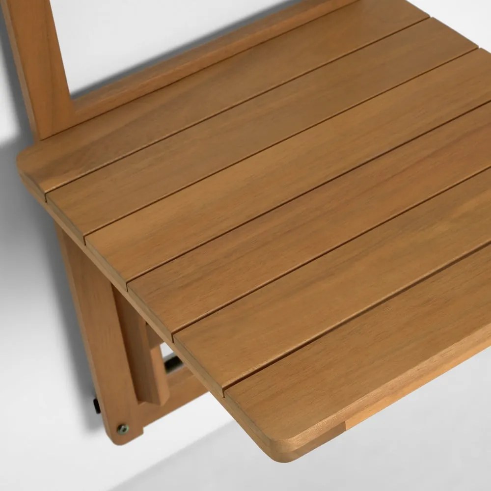 Tömörfa függő erkélyasztal 40x42 cm Amarilis – Kave Home