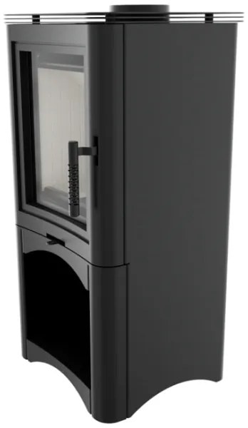 Kratki KOZA/K5/S/W 7kW acél kandalló kályha, 150mm pr.