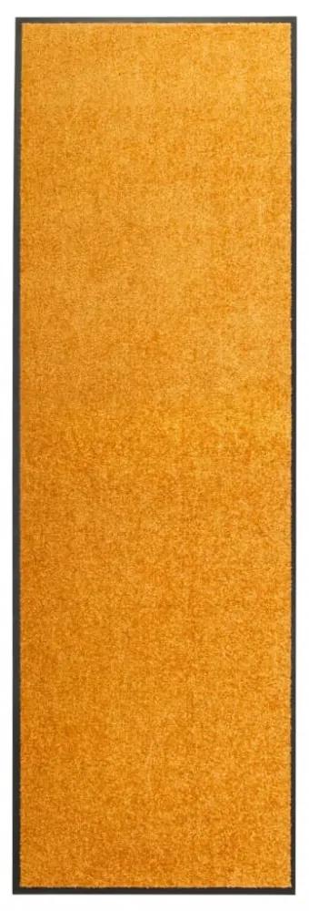 Narancssárga kimosható lábtörlő 60 x 180 cm