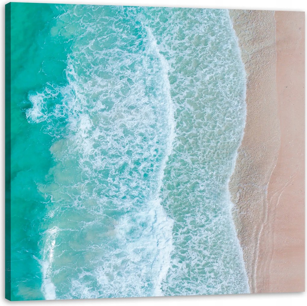 Vászonkép Óceán Hullámok Természet Tengerpart 40X40 cm Ajándéknak is tökéletes
