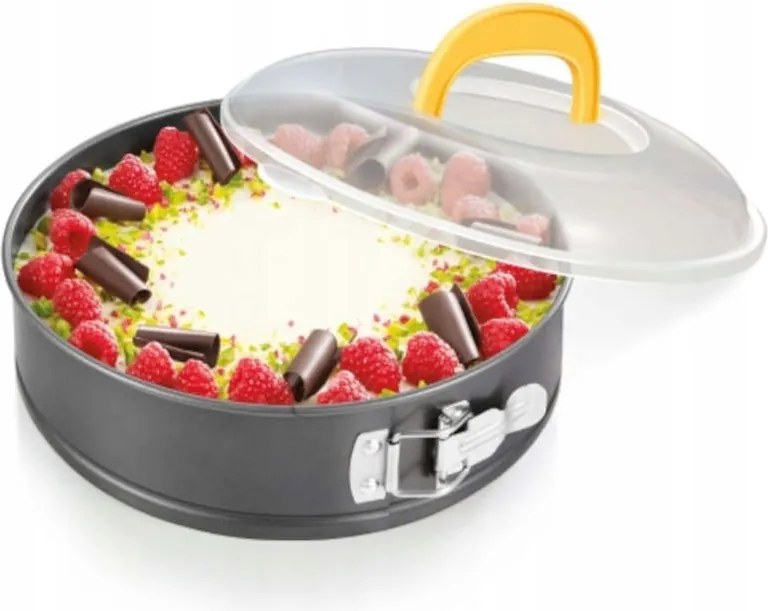 Delícia ø 26 cm-es bontható tortatál, fedéllel