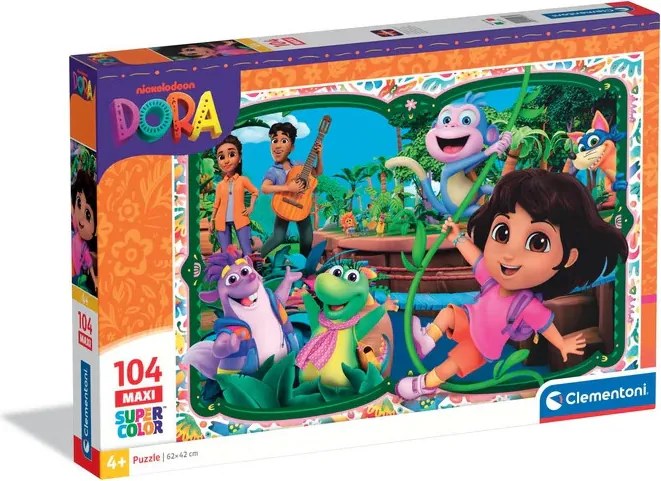 Dóra, a felfedező Forest 104 db-os maxi puzzle Clementoni
