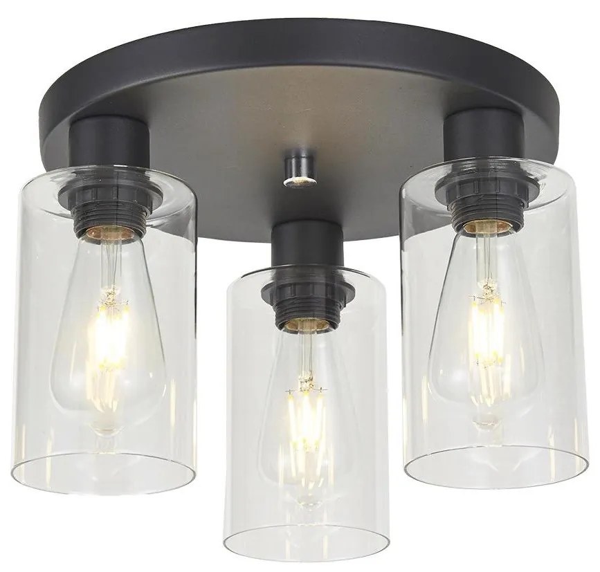 Prezent 64423 - Mennyezeti lámpa ORADEA 3xE27/40W/230V