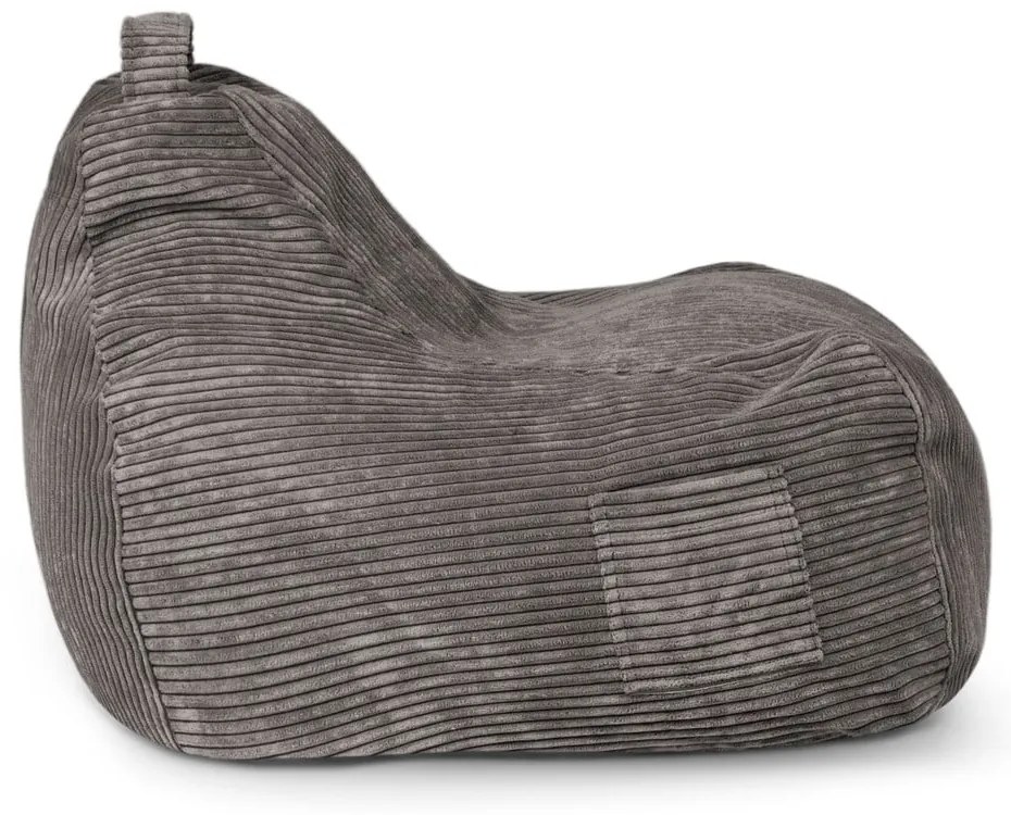 Kék kordbársony gyerek babzsákfotel Game Amuse – SLOWDOWN