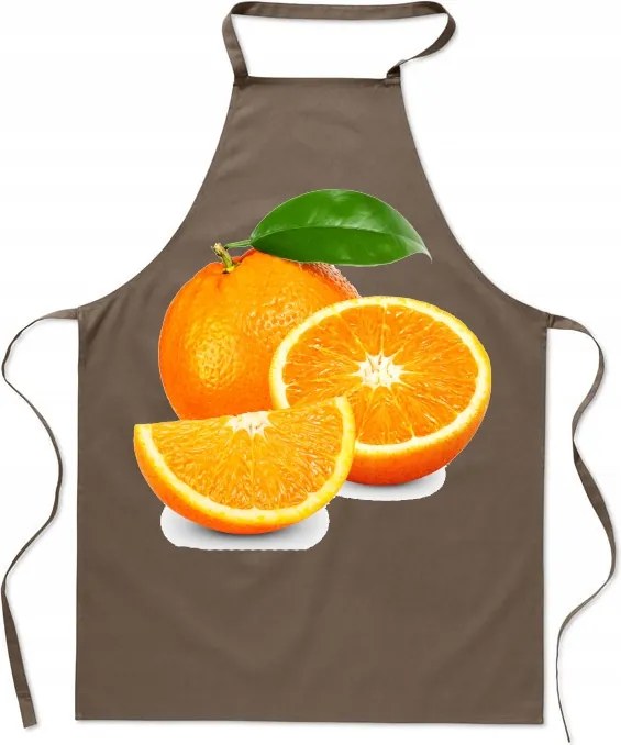 Konyhai kötény nyomtatás Narancs